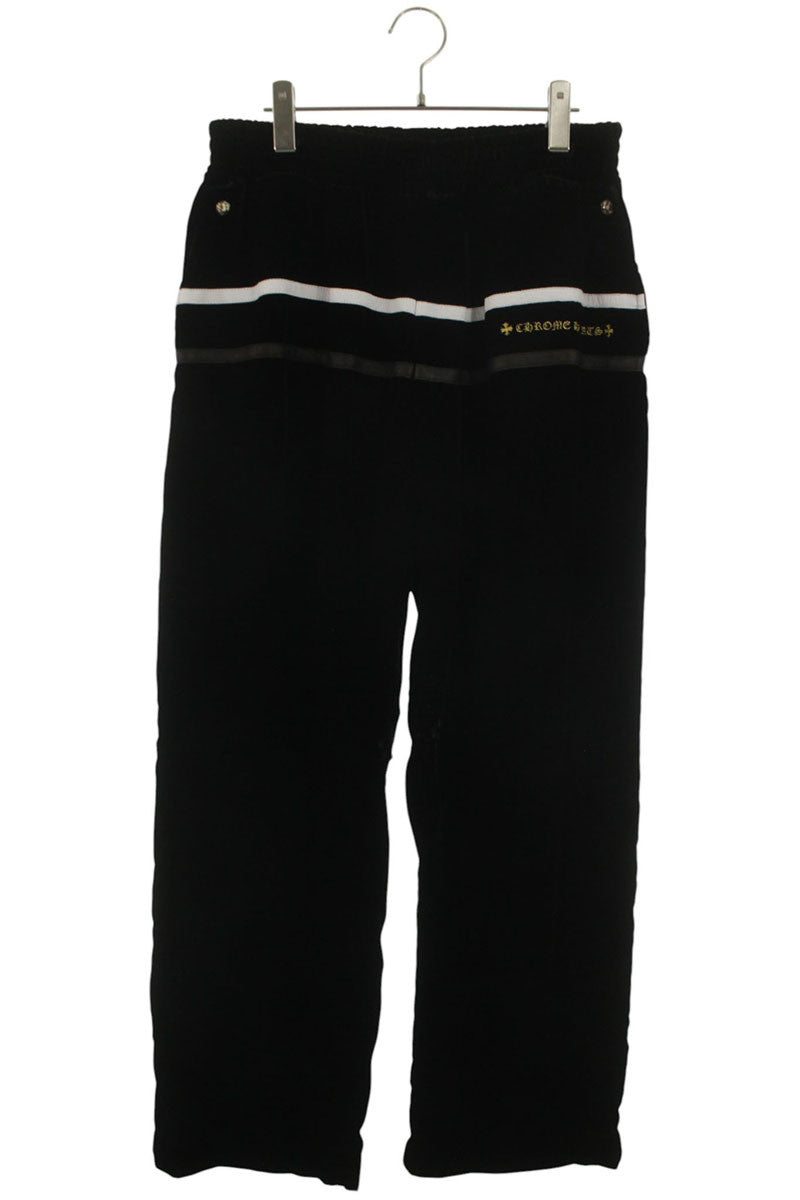 Chrome Hearts Velvet Tracksuit Pants Black Size 34