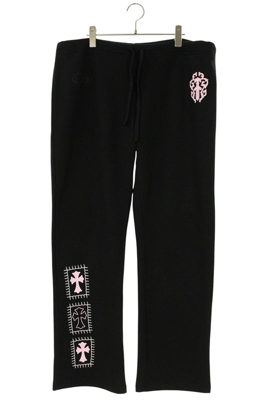 Chrome Hearts Deadly Doll Sweatpants Black/White Size 34
