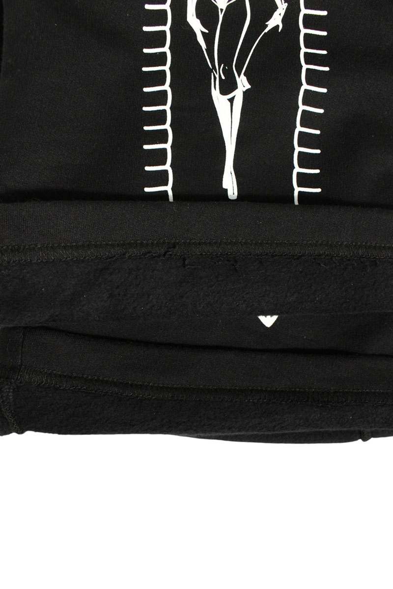Chrome Hearts Deadly Doll Sweatpants Black/White Size 34