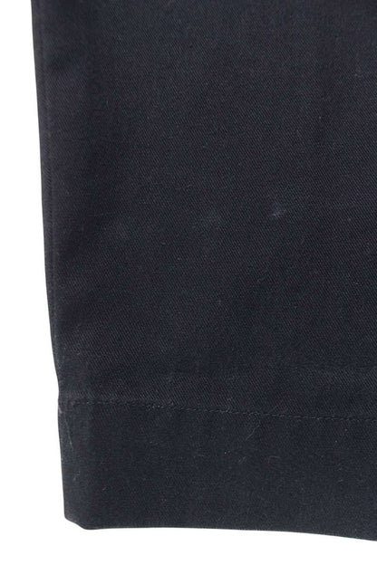 Marni Navy Tropical Blend Button-Fly Long Pants Size 33