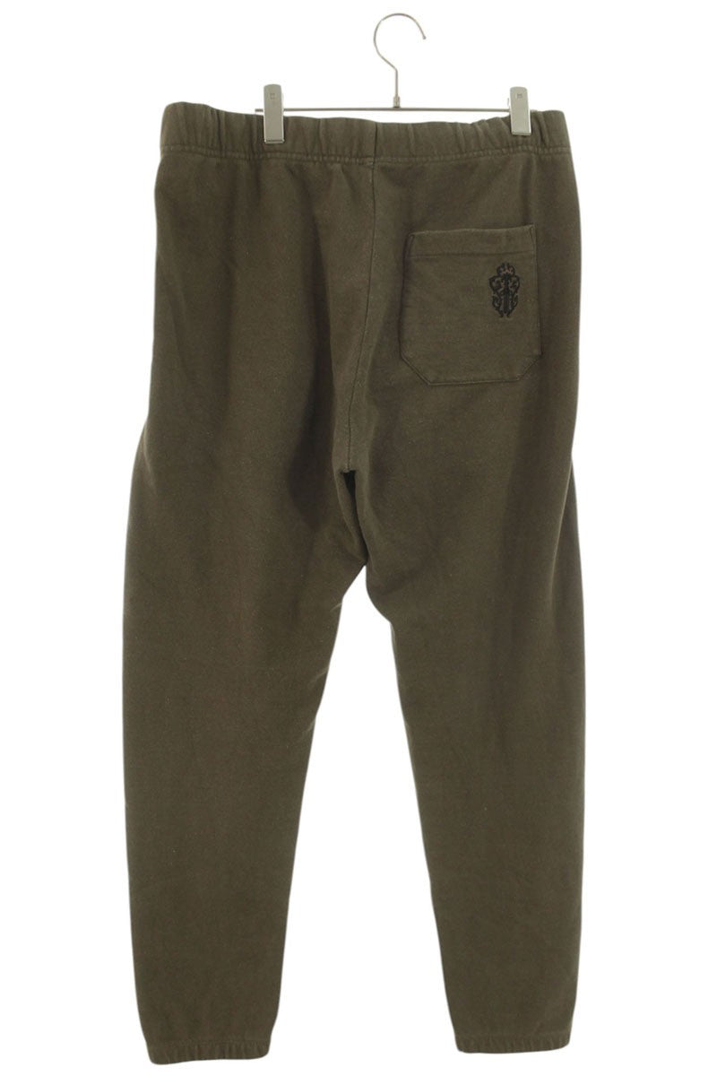Chrome Hearts Y NOT Logo Embroidered Long Pants Green Size US 32