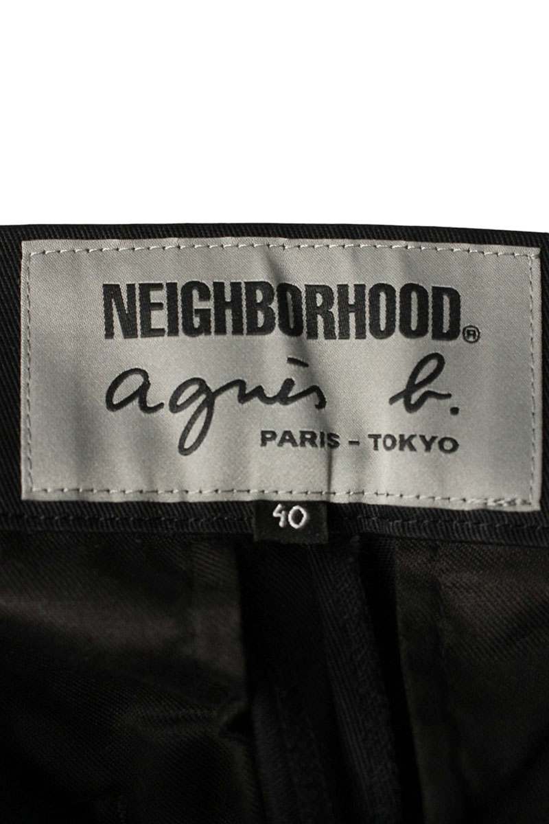 agnes b. x Neighborhood NARROW PANTS Black Size 30