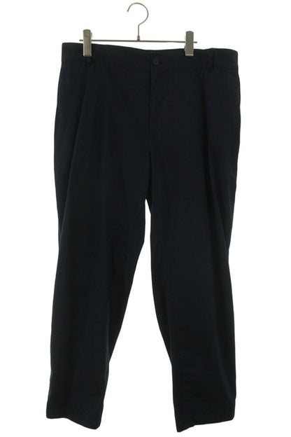 MAISON KITSUNE Cotton Trousers Navy Size 34