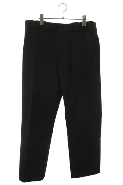 Louis Vuitton 23SS Logo Embroidered Long Pants Black Size 46