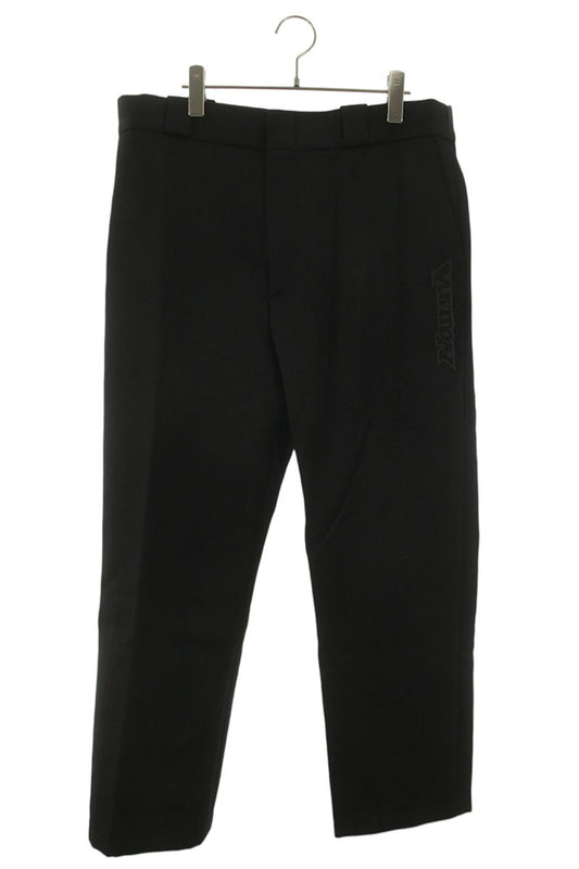 Louis Vuitton 23SS Logo Embroidered Long Pants Black Size 46
