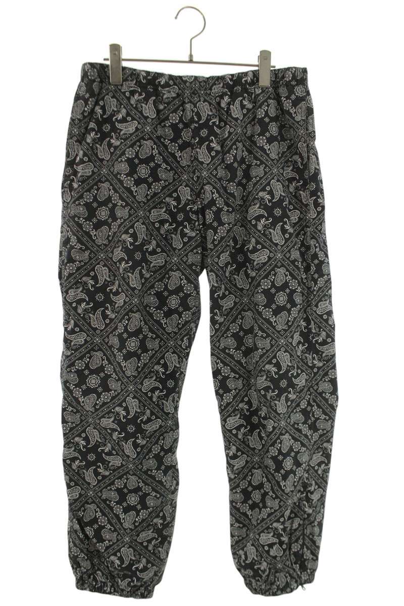 Supreme 18SS Bandana Track Pant Long Pants Black x White Size US 30