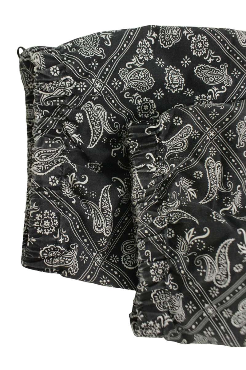 Supreme 18SS Bandana Track Pant Long Pants Black x White Size US 30