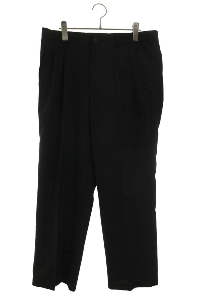 COMME des GARCONS HOMME Wool Mohair Slacks Black Size 32