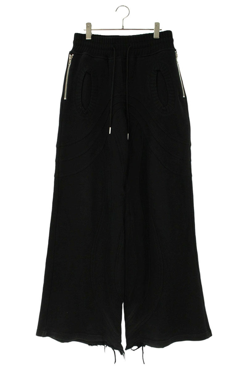 NO/FAITH STUDIOS Wave Design Flare Wide Sweatpants Size 30