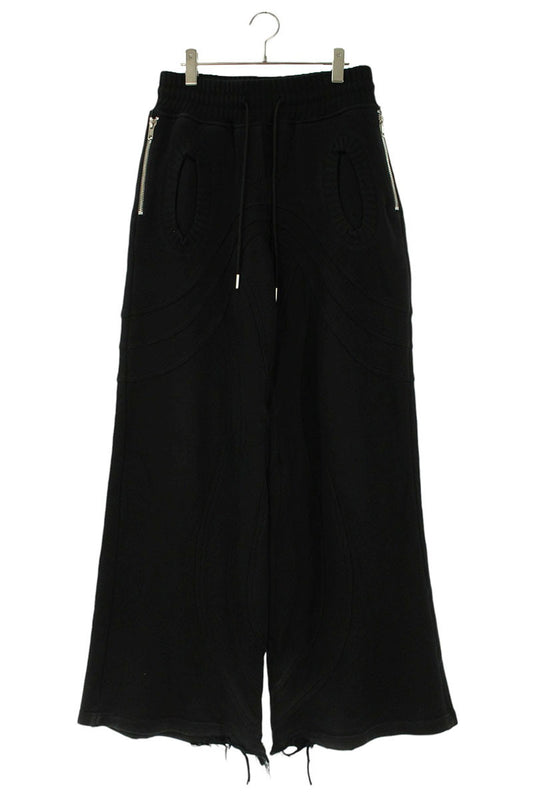 NO/FAITH STUDIOS Wave Design Flare Wide Sweatpants Size 30