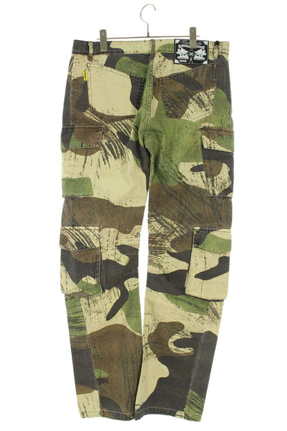 FORMY STUDIO Cotton Camo Cargo Pants Khaki Size 32