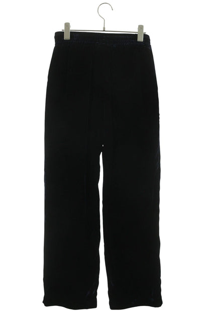 Chrome Hearts Embroidered Velvet Track Pants Blue Size 28