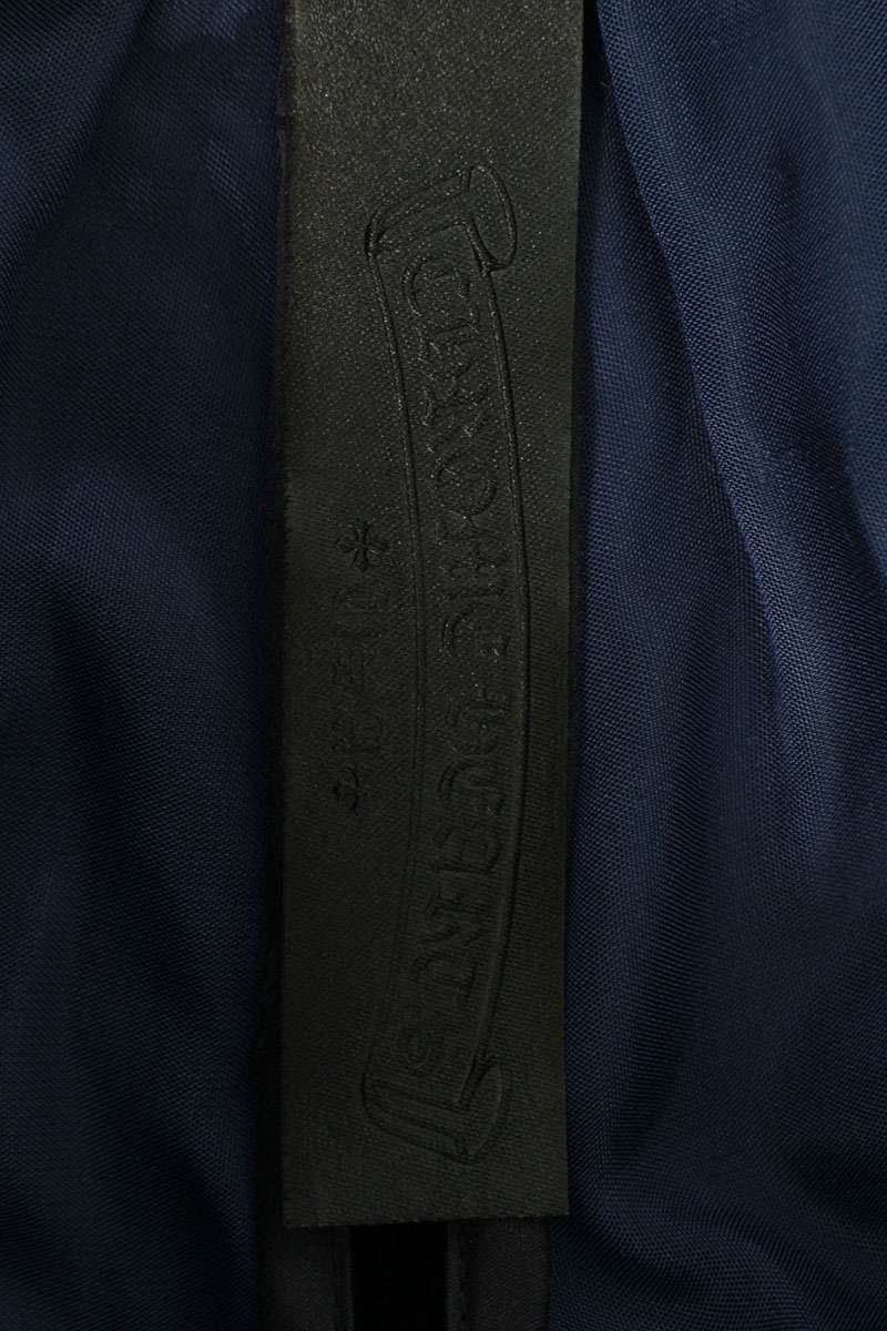 Chrome Hearts Embroidered Velvet Track Pants Blue Size 28