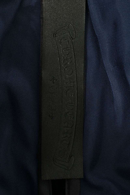 Chrome Hearts Embroidered Velvet Track Pants Blue Size 28