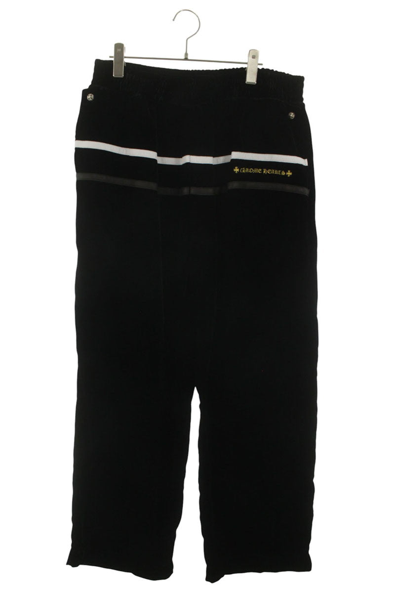 Chrome Hearts VELVET TRACKSUIT PANTS Black Size 36