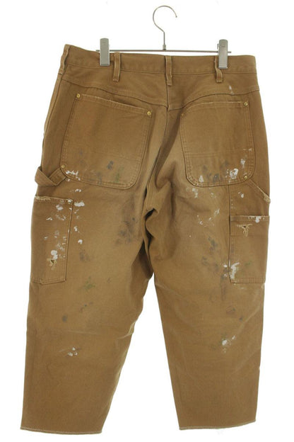 kolor Paint Double Knee Cotton Pants Brown Size 32