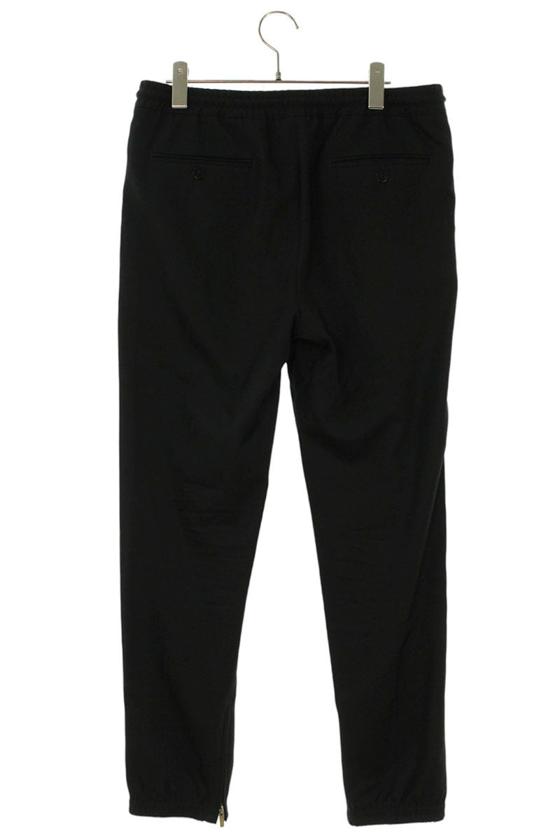 DIOR Rhinestone BEE Patch Wool Joggers Black Size 33