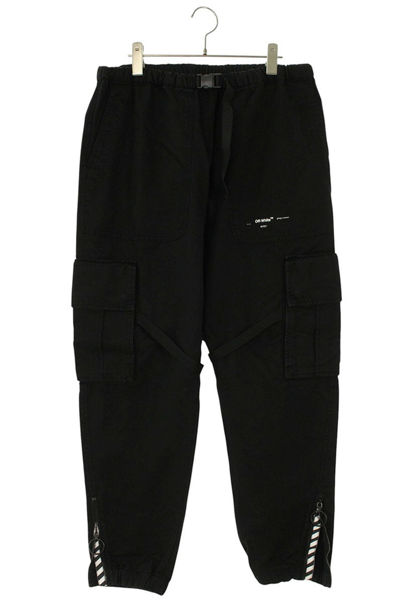 OFF-WHITE Cotton Cargo Pants Black Size 33
