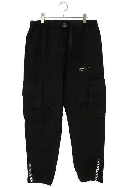 OFF-WHITE Cotton Cargo Pants Black Size 33