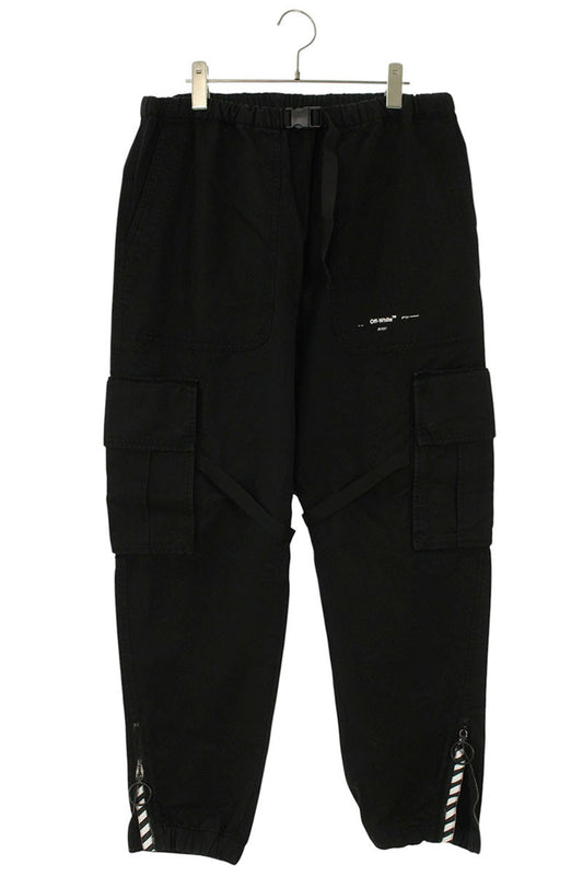 OFF-WHITE Cotton Cargo Pants Black Size 33