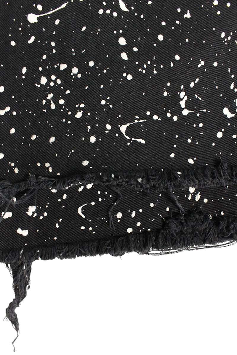 OFF-WHITE Paint Splatter Pants Black/White Size 38