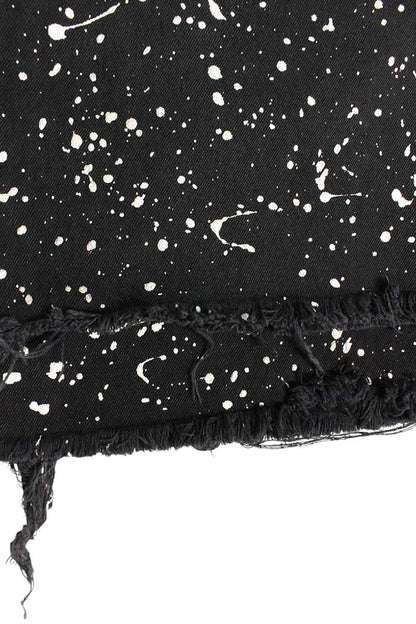 OFF-WHITE Paint Splatter Pants Black/White Size 38