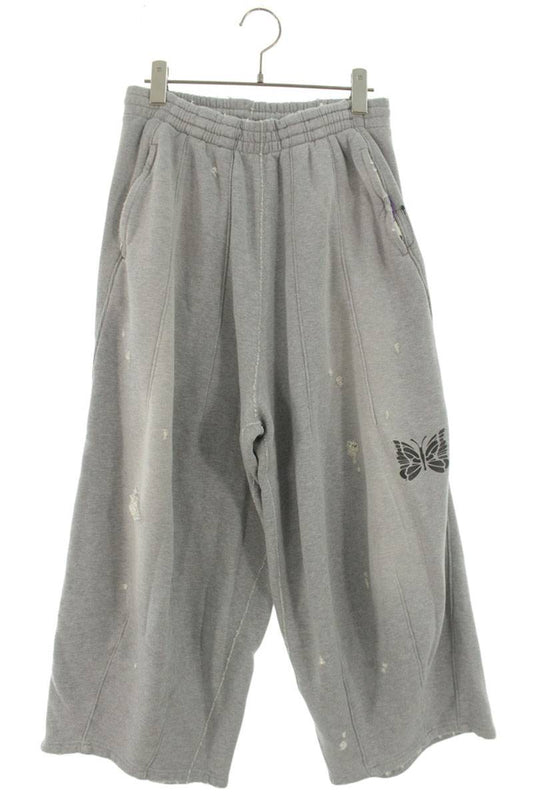Needles Distressed Long Pants Gray x Black Size US 28
