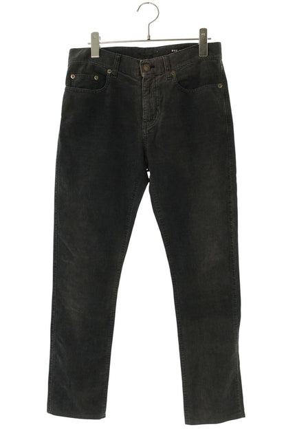 SAINT LAURENT PARIS Corduroy Skinny Pants Gray Size 28