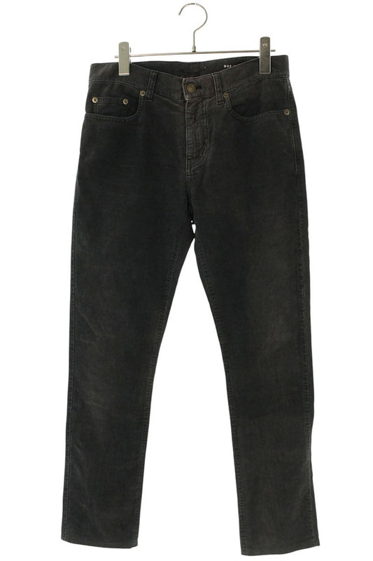 SAINT LAURENT PARIS Corduroy Skinny Pants Gray Size 28