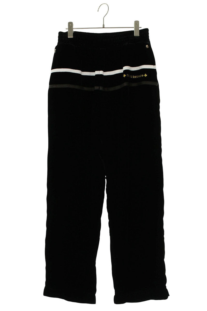Chrome Hearts VELVET TRACKSUIT PANTS Black Size 32