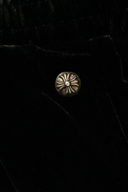 Chrome Hearts VELVET TRACKSUIT PANTS Black Size 32