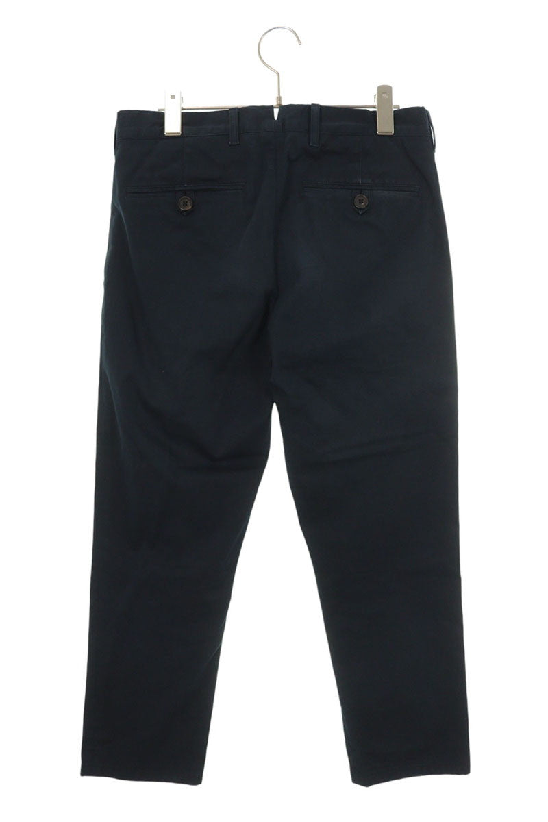 Prada Navy Tapered Stretch Cotton Trousers Size 32