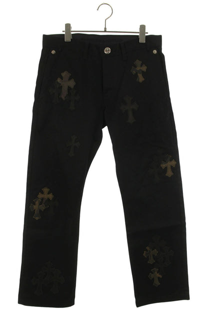 Chrome Hearts CHINOS CEM CRS PTCH Leather Chino Size 32