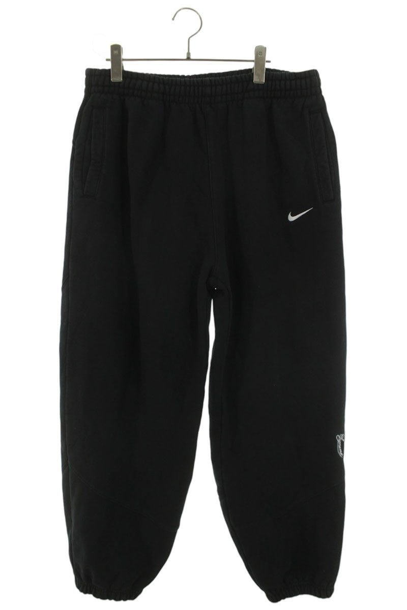 Supreme x Nike 25SS Logo Patchwork Long Pants Black Size L