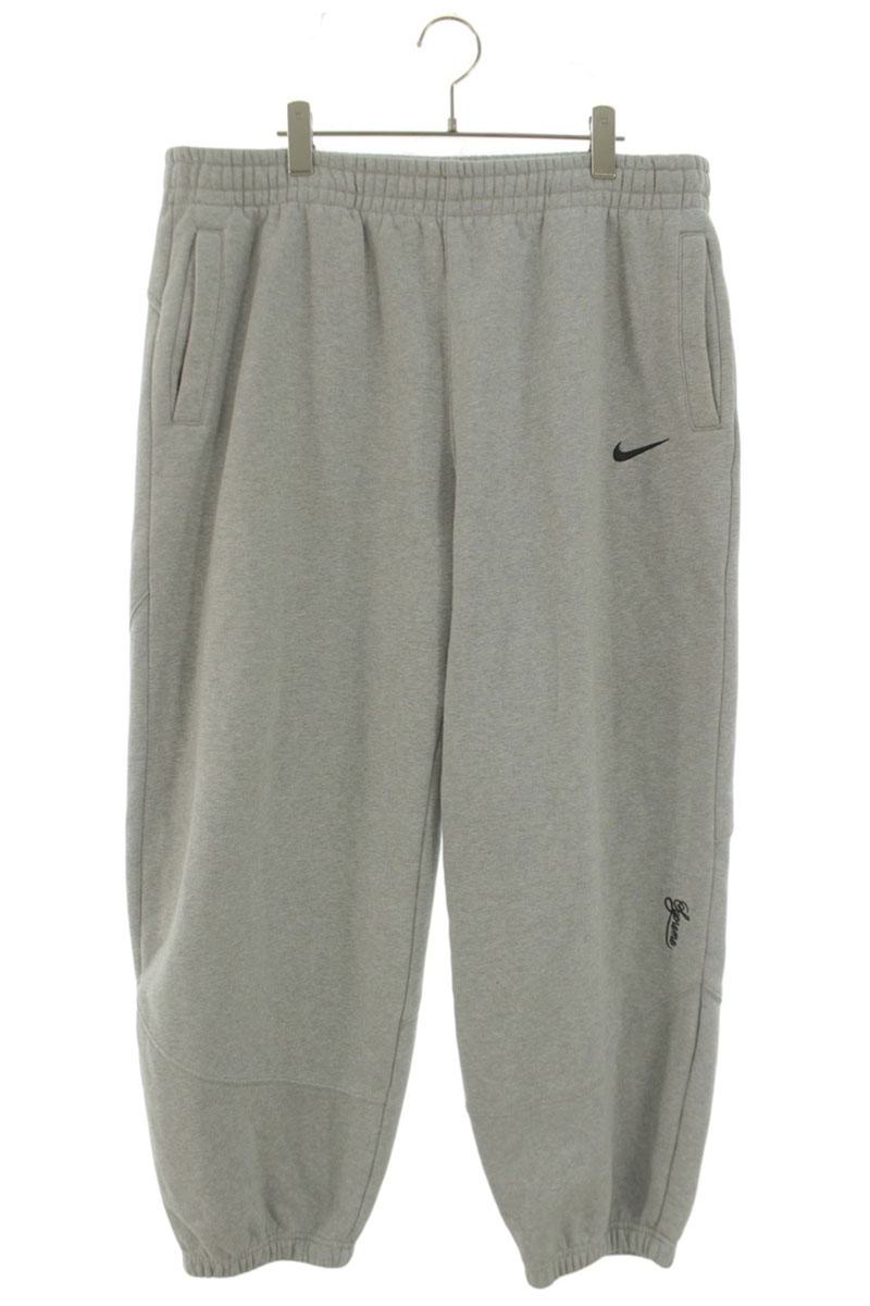 Supreme x Nike 25SS Logo Patchwork Long Pants Gray Size L