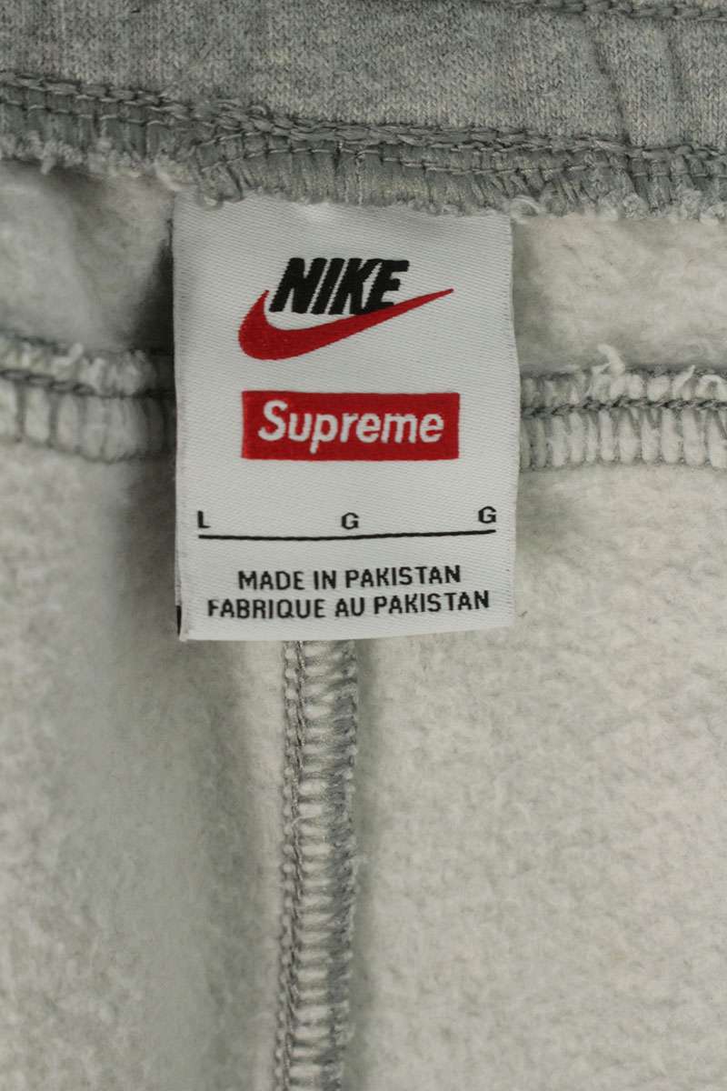 Supreme x Nike 25SS Logo Patchwork Long Pants Gray Size L