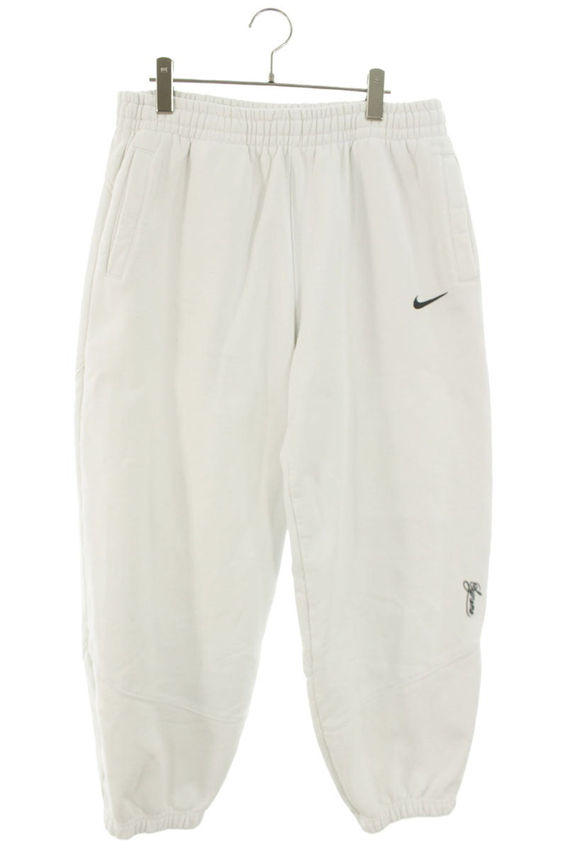 Supreme x Nike 25SS Logo Patchwork Long Pants White Size M