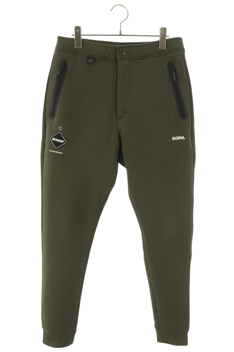 SOPHNET Cotton Blend Logo Training Pants Khaki Size 32
