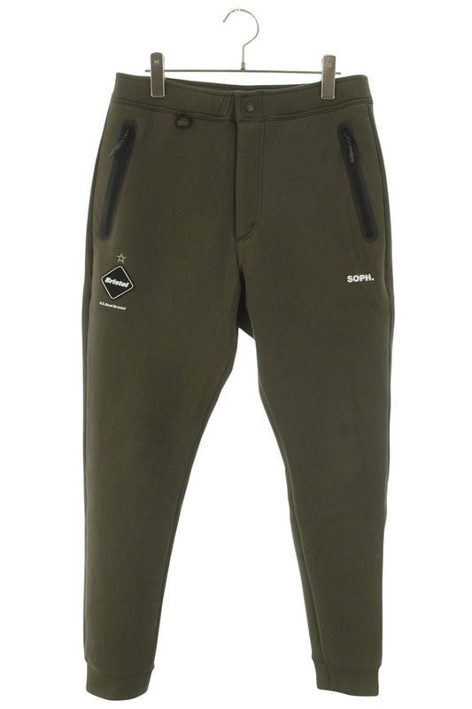 SOPHNET Cotton Blend Logo Training Pants Khaki Size 32