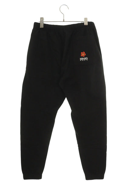 KENZO Flower Embroidery Sweatpants Black Size 30