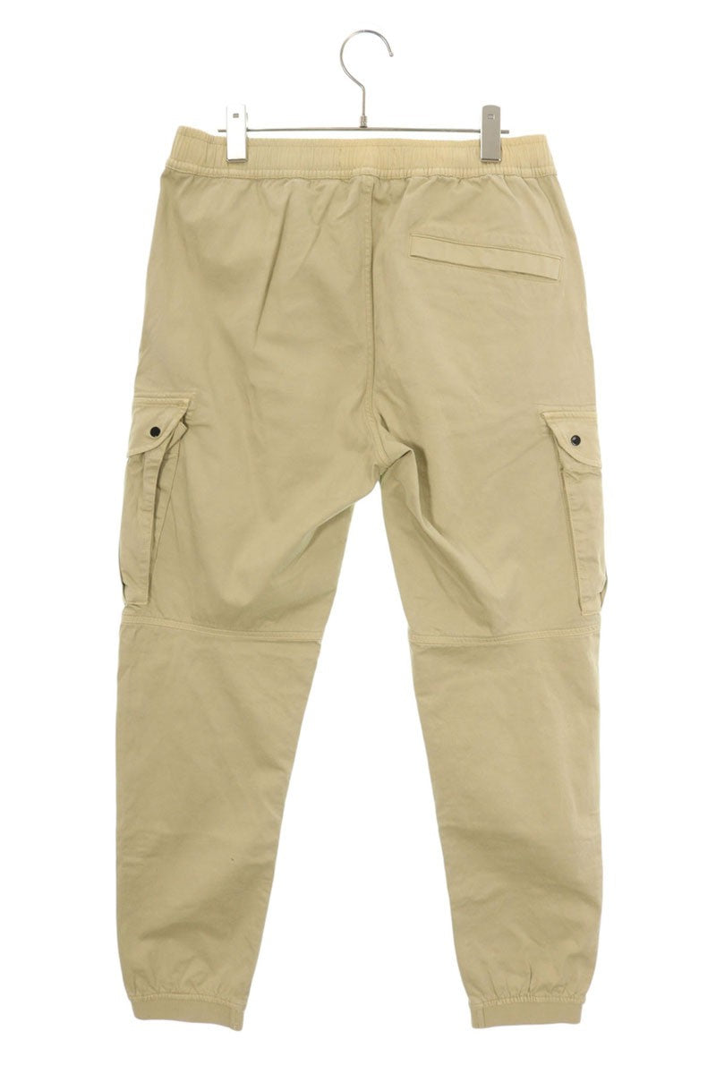 STONEISLAND Logo Patch Cargo Pants Beige Size 32