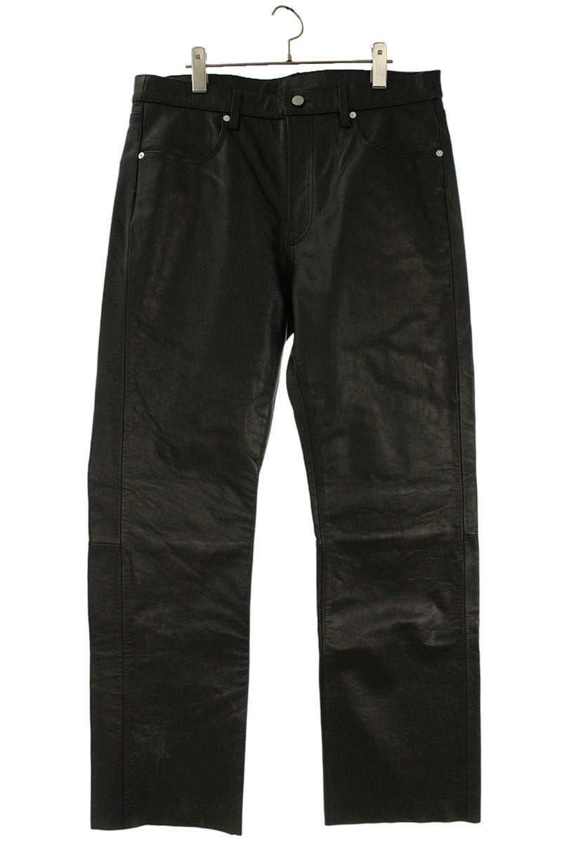 schott Leather Pants Black Size 34