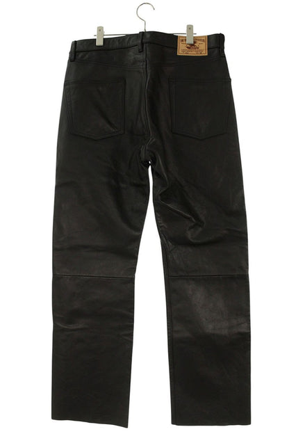 schott Leather Pants Black Size 34