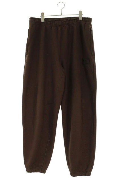 NIKE Stone Washed Fleece Pant Brown Size 32