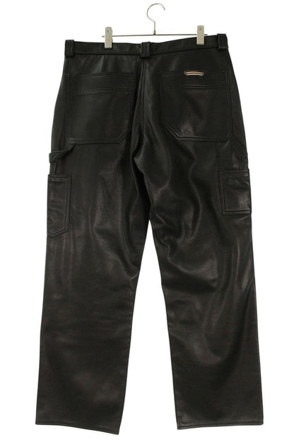 Chrome Hearts CARPENTER DOUBLE KNEE Leather Pants Size 36