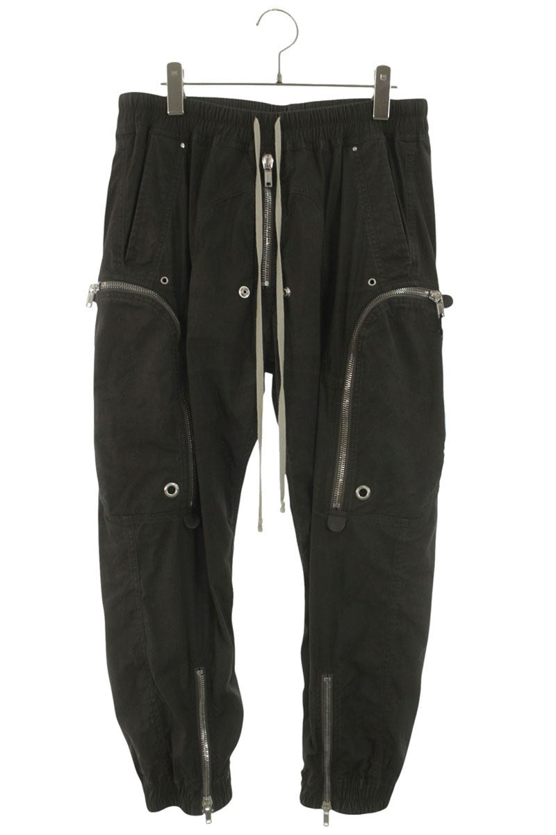 Rick Owens BAUHAUS CARGO TE Long Pants Gray Size 52