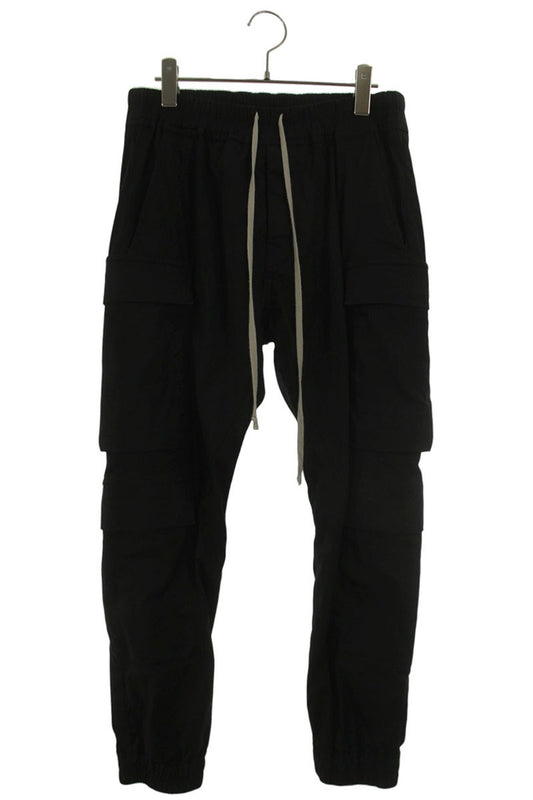 Rick Owens TE Cargo Long Pants Black Size 48