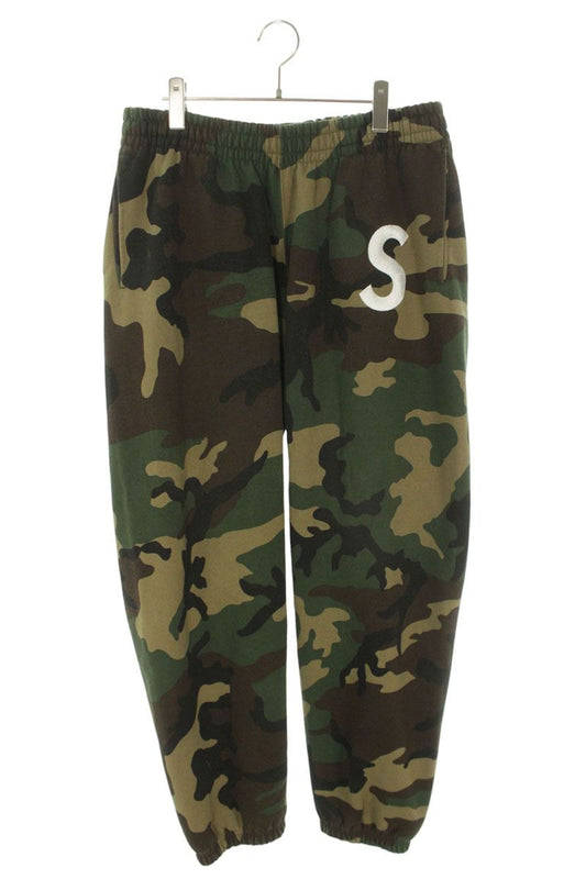 Supreme 25AW S Logo Sweatpant S Long Pants Green Size L