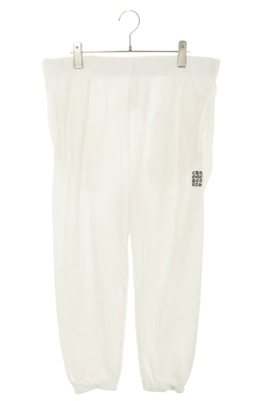Chrome Hearts Y NOT CH Logo Embroidered Long Pants White x Black Size M