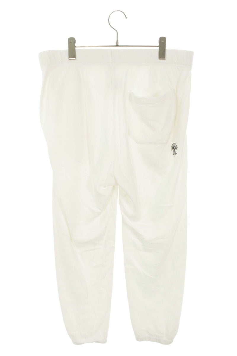 Chrome Hearts Y NOT CH Logo Embroidered Long Pants White x Black Size M